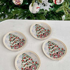 Posavasos único de algodón, bebidas absorbentes, regalos de inauguración de la casa de cumpleaños, decoración de mesa de salón de granja OEM - Product Image 1