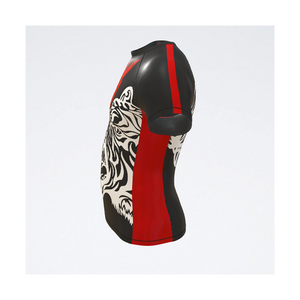 Custom Short Sleeve Surf Logo Mma Bjj Compression <b>Shirt</b> Sublimated Jiu Jitsu Rashguards Design Your Own Custom Rash Guard - Product Image 5