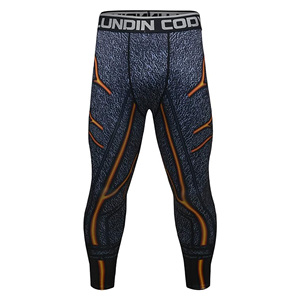 Mallas para correr de alto rendimiento para mujer, mallas estampadas a la moda para mujer, mallas de tela recicladas ecológicas - Product Image 2