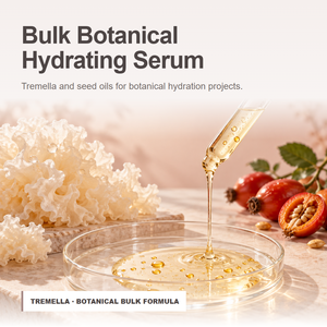 Halbfertiges Formel-Tremella-Extrakt <span class=keywords><strong>Eryngium</strong></span> Maritimum Glattes Hautgefühl Hydratisierendes Gesichtsserum für Käufer zum Abfüllen - Product Image 2