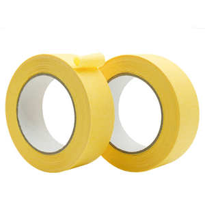 กระดาษกาวทำจากเครปกันน้ำลอกง่ายสีเหลืองอ่อนติดรถยนต์สติกเกอร์ติดกาวด้านเดียวร้อน - Product Image 2