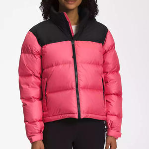 2025 nouveau hiver recadrée doudounes femmes à manches longues épais chaud matelassé bulle manteaux femme outwear Parkas - Product Image 1