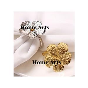 Exclusive Quality Metal <b>Napkin</b> Ring Leaf Design <b>Silver</b> Color Tissue Paper Ring For Restaurant Home Decor Usage - Product Image 4