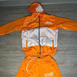 Breathable <b>Men</b> Windbreaker <b>Shorts</b> and Jacket Sets <b>Short</b> Tracksuit <b>Mens</b> Reflective <b>Zip</b> up Nylon Two Piece Windbreaker Tracksuits - Product Image 5