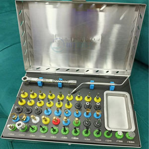 Kit de Implantología, 50 Piezas, Expansor Óseo para Implantes Dentales, Brocas Cónicas, Instrumentos Quirúrgicos, Suministros de Cirugía Oral, Acero Inoxidable - Product Image 2