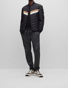 2026 ODM hommes matelassé mince décontracté hiver veste capuche épais Nylon coquille fermeture à glissière coupe-vent coton décontracté extérieur XL taille - Product Image 2