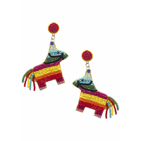 Boucles d'oreilles créoles unisexes légères, personnalisables, motif Aigle, faites à la main, broderie de perles de rocaille, tendance, pour mariage, cadeaux et artisanat