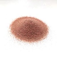 Sable de grenat rose de mer haute pureté 80, abrasif de sablage, granulométrie 80, grenat rouge rocheux pour machine de découpe jet d'eau