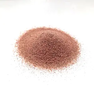 Haute pureté mer rose grenat sable 120 sablage grenat abrasif maille 80 grenat rouge roche pour machine de découpe au jet d'eau