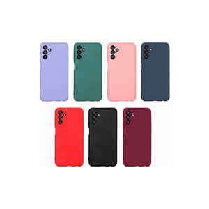 Coque en silicone liquide série Mara, toucher doux, protection arrière pour Samsung Galaxy A04S A21S A32 A72 7 Plus Premium MSRA - Product Image 3