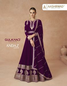 El último vestido de trabajo Pure Georgette Sequence de diseñador de Fab Zone - Product Image 3