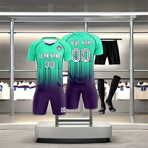 Ropa deportiva personalizada para hombre, camiseta de fútbol Retro, camisetas de fútbol, camiseta Polo a rayas, camiseta de fútbol Retro clásica Vintage - Product Image 1