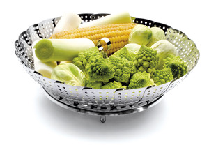 Cestello per cottura a vapore allungabile in acciaio inox 28 cm. (Lacor 60348) - Product Image 1