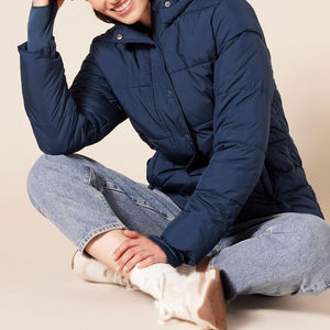 Veste matelassée pour femme, nouvelle arrivée, design imprimé, fabrication en usine, best-seller, manches longues, prix bas, veste matelassée pour femme - Product Image 6