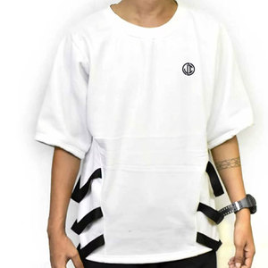 T-shirt surdimensionné pour l'été, personnalisé avec logo sur mesure, marque privée, couleur unie, haute qualité, respirant, écologique, pour homme - Product Image 1