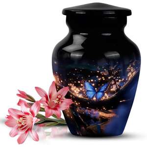 Latest Stock Arrival Hot Selling Outstanding Quality Modern Design Aluminum Adult Cremation <b>Keepsake</b> Urns <b>for</b> Human <b>Ashes</b> - Product Image 1