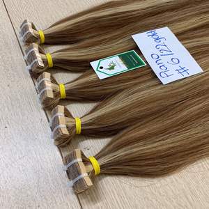 Cinta de extensión de cabello al por mayor extensión de cabello humano doble dibujado 100% Remy cabello natural humano de moda - Product Image 6