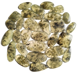 Cabujón de Prehnita natural de calidad AAA +, hermosa piedra preciosa de cristal suelta para joyería curativa - Product Image 4