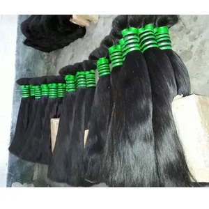 Bán buôn nguyên liệu tự nhiên tóc dệt không Remy đôi rút ra tóc con người Việt Nguyên màu tóc - Product Image 3