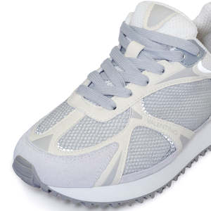 รองเท้าผ้าใบ Mars Lace-Up สีขาว/หลากสี แบบสวมใส่เดินสบาย ด้านบนเป็นผ้าตาข่าย - Product Image 5