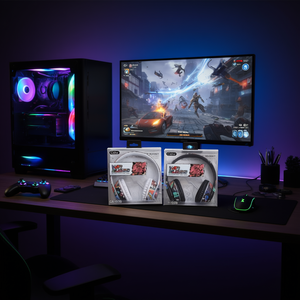 Auriculares Bluetooth Giby CA-036 con Luz LED, Estilo Gaming - Product Image 2