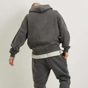 Sudadera con Capucha Gruesa y Pesada Personalizada al por Mayor, Sudadera Holgada con Hombros Caídos, 100% Algodón, Felpa Suave para Ropa Urbana Informal - Product Image 3