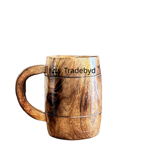 Tasse compacte en bois Tasse à boisson en bois Idéal pour les pique-niques de voyage et la vie écologique par Tradebyd - Product Image 5