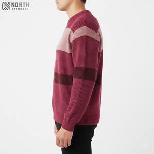 Sweat-shirt à col rond à manches longues en polaire uni pour homme, anti-froissement, respirant, service OEM, design décontracté - Product Image 5