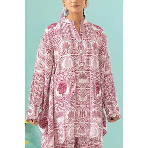 Traje de dos piezas con estampado floral y cuello mandarín alto, cremallera, talla grande, formal, elegante, para el día a día, para el hogar, XS-6XL, TL-62013 - Product Image 4