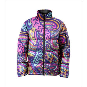 Chaqueta recortada de invierno para hombre y mujer, con capucha, cálida, con cremallera, cuello levantado, estilo callejero, tela de lona - Product Image 1