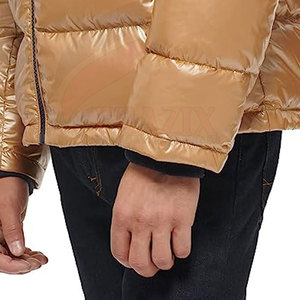 Chaqueta Acolchada con Capucha para Hombre, Estilo Urbano, Transpirable, de Invierno, Hecha con Materiales de Alta Calidad, Servicio OEM - Product Image 6