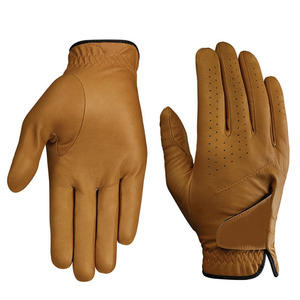 Gants de golf Cabretta en cuir avec logo personnalisé pour les sports et les activités de plein air de qualité supérieure Gants de golf - Product Image 2