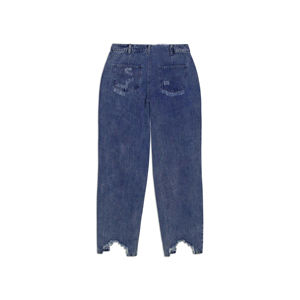 Jeans Clásicos Vintage de Cintura Alta con Rasgaduras |   Vaqueros Desgastados para Hombre y Mujer en Estilo Moderno - Product Image 6