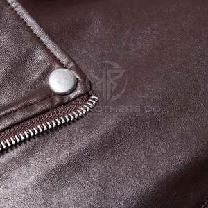 แจ็กเก็ตหนังแฟชั่นสำหรับผู้ชาย, แจ็กเก็ตหนังแฟชั่นฤดูหนาวสไตล์โมเดิร์นลำลองบุนุ่มสบาย - Product Image 5