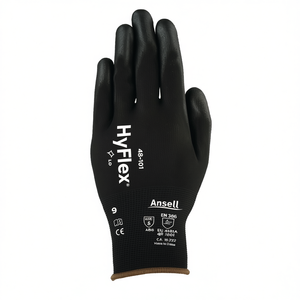 ANNIEL HyFlex 48-101 Gants noirs Taille 7 EN 388 Catégorie II EPI Gants de jardin et équipement de protection Pack de 12 - Product Image 3