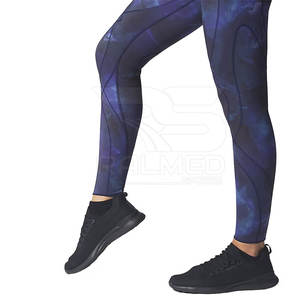 Legging pour femme grande taille, design personnalisé, spandex/nylon, uni, séchage rapide, extensible dans les quatre sens, taille haute, style unique - Product Image 4