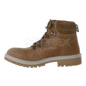 Men Work Boots Heavy Duty Steel <b>Toe</b> Waterproof Durable Leather Slip Ankle <b>Support</b> Comfortable - Product Image 4