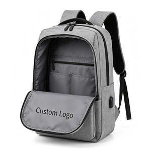 Sac à dos pour ordinateur portable avec logo personnalisé, sac à dos de voyage d'affaires antivol avec port de charge USB pour hommes et femmes - Product Image 2