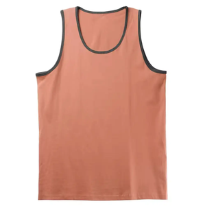 Débardeur de sport pour homme 100 % coton respirant à séchage rapide, idéal pour l'été et le streetwear, maillot de corps sans manches pour la musculation - Product Image 1