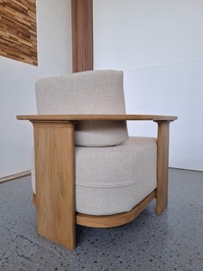 Conjunto de Sillones de Madera de Teca Sólida para Exteriores con Mesa Lateral, Muebles de Patio de Lujo para el Borde de la Piscina, Fabricante de Indonesia - Product Image 3