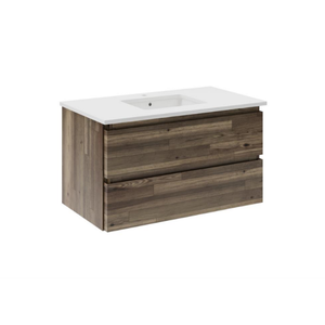 Tocador de baño de madera maciza listo para montar de la más alta calidad OEM ODM Gabinete de baño promocional de roble/Pino/ACACIA para villas - Product Image 6