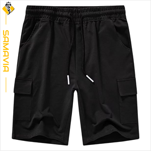 Bermuda personnalisé pour hommes, short de course respirant à séchage rapide, vêtements de sport d'entraînement avec poches - Product Image 1