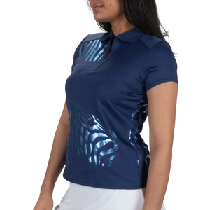 Mujeres Casual manga corta gimnasio Fitness correr 10% poliéster sublimación Golf Polo camisa niñas deportes Golf Polo camisas para la venta - Product Image 3