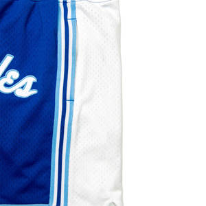 Pantalones cortos de malla con cordón largo personalizados 100% poliéster malla gruesa de peso pesado pantalones cortos de baloncesto para hombres mejor pantalones cortos de moda - Product Image 4