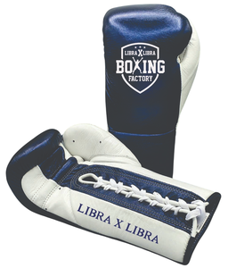 Gants MMA professionnels Libra Xlibra pour enfants 8oz 6oz 12oz 16oz Gants de boxe et de kickboxing en cuir de vachette brillant avec dentelle - Product Image 3