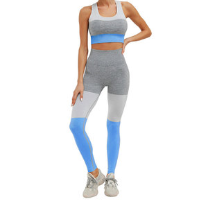 Custom Design Sports Bra and <b>Leggings</b> Set Quick Dry Gym Fitness Yoga Wear <b>Scrunch</b> <b>Butt</b> Plus Size 2-Piece Custom Yoga Wear - Product Image 4