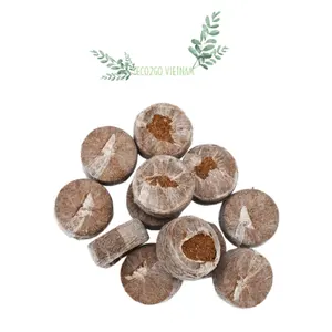 Produk harga termurah Coco Coir Grow palette/Coco gambut pelet dengan kualitas tinggi dari pabrikan Eco2go Vietnam