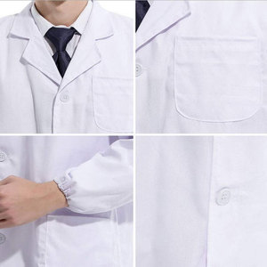 Blouse de laboratoire professionnelle personnalisée de haute qualité manteaux de laboratoire blancs à manches longues uniforme Offre Spéciale porter blouse de laboratoire de médecin chirurgical - Product Image 3