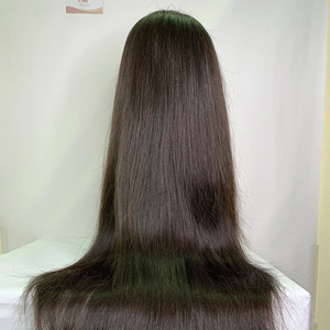 Perruques de cheveux sans colle Perruque de cheveux humains réels 100% Cheveux alignés sur les cuticules avec dentelle frontale HD Perruque avec frontale - Product Image 1