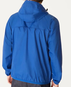 OEM personalizado ligero impermeable lluvia Shell impermeable con capucha para golf ciclismo Casual primavera Zip up chaqueta cortavientos para hombres - Product Image 4